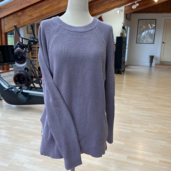 RALPH Lauren Layered Purple Sweater NWT Size Medium - Picture 1 of 10